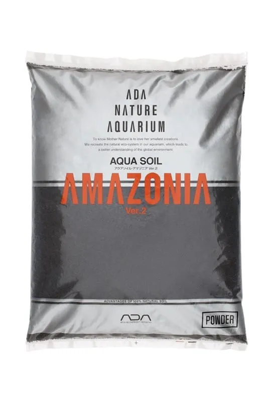 ADA Aqua Soil Powder Amazonia 3l, feiner, dunkelbrauner Aquascaping Bo
