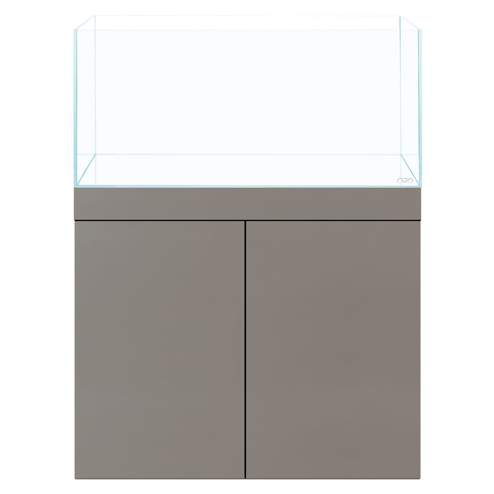 ADA Aquarium Kombination Wood Cabinet Gun Metallic Silver & Cube Garden