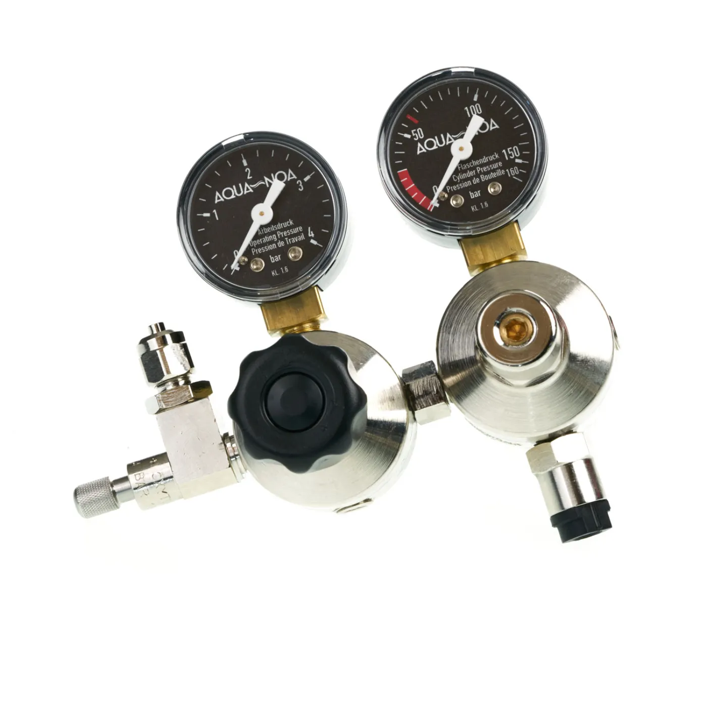 CO2 - Doppelkammer-Druckminderer