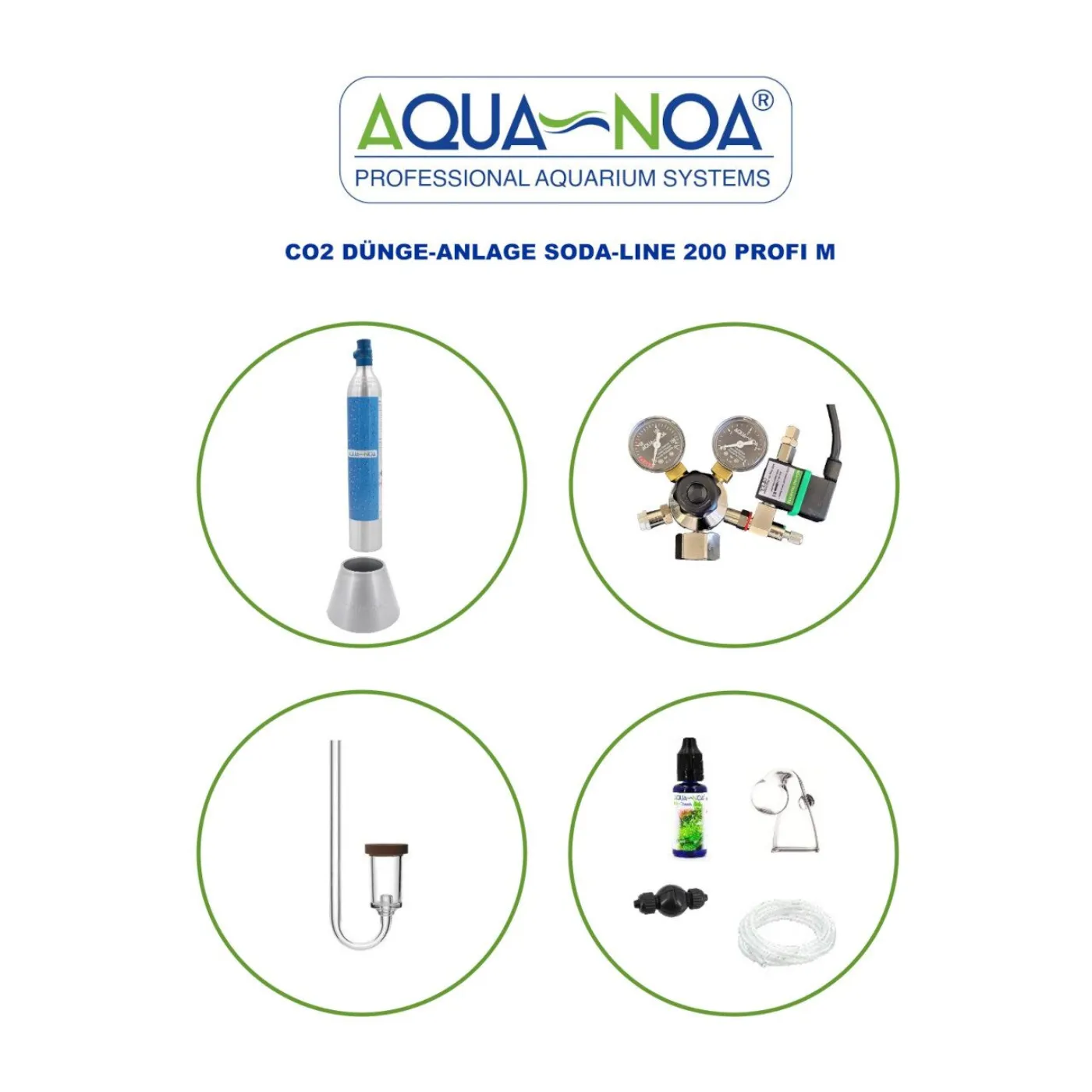 Aqua-Noa CO2-Anlage Soda-Line 200 Profi M mit Magnetventil