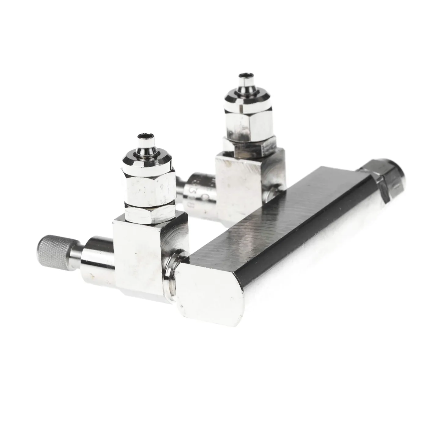 CO2-Verteiler Profi mit 2 Feinnadelventilen