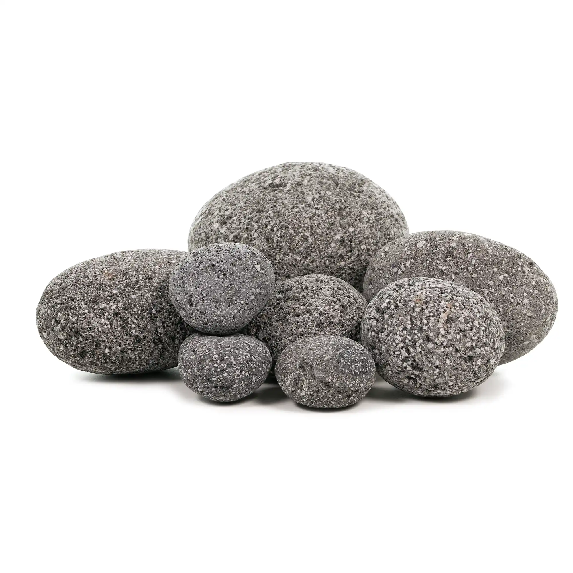 Zen Pebbles | Schwarze Flusssteine | Black Riverstone Aquarium Hardscape Set