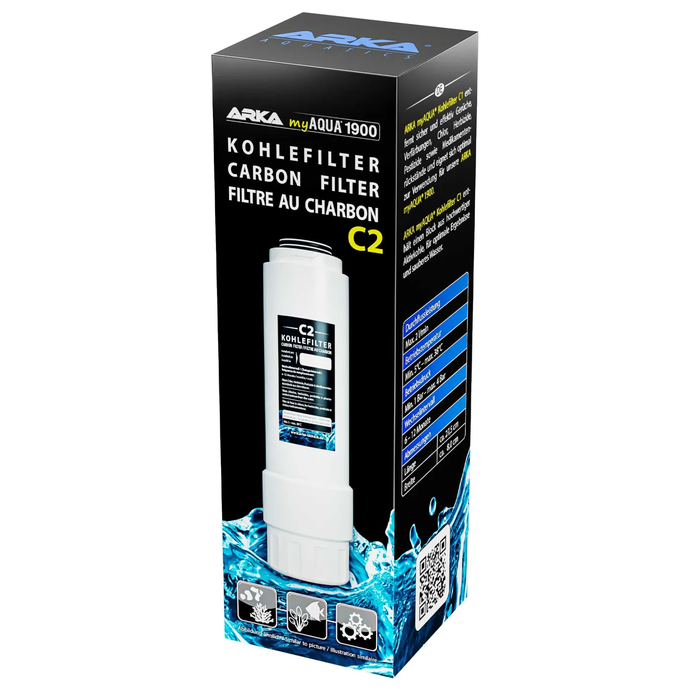 ARKA - myAqua Kohlefilter - 1900 - C2