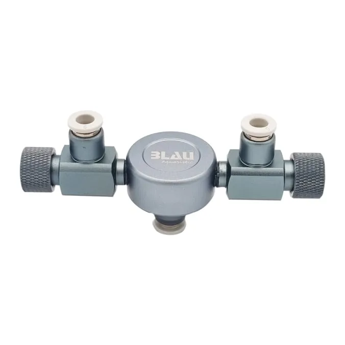 Blau-Aquaristik CO2 Verteiler (1 auf 2 Ausgänge)
