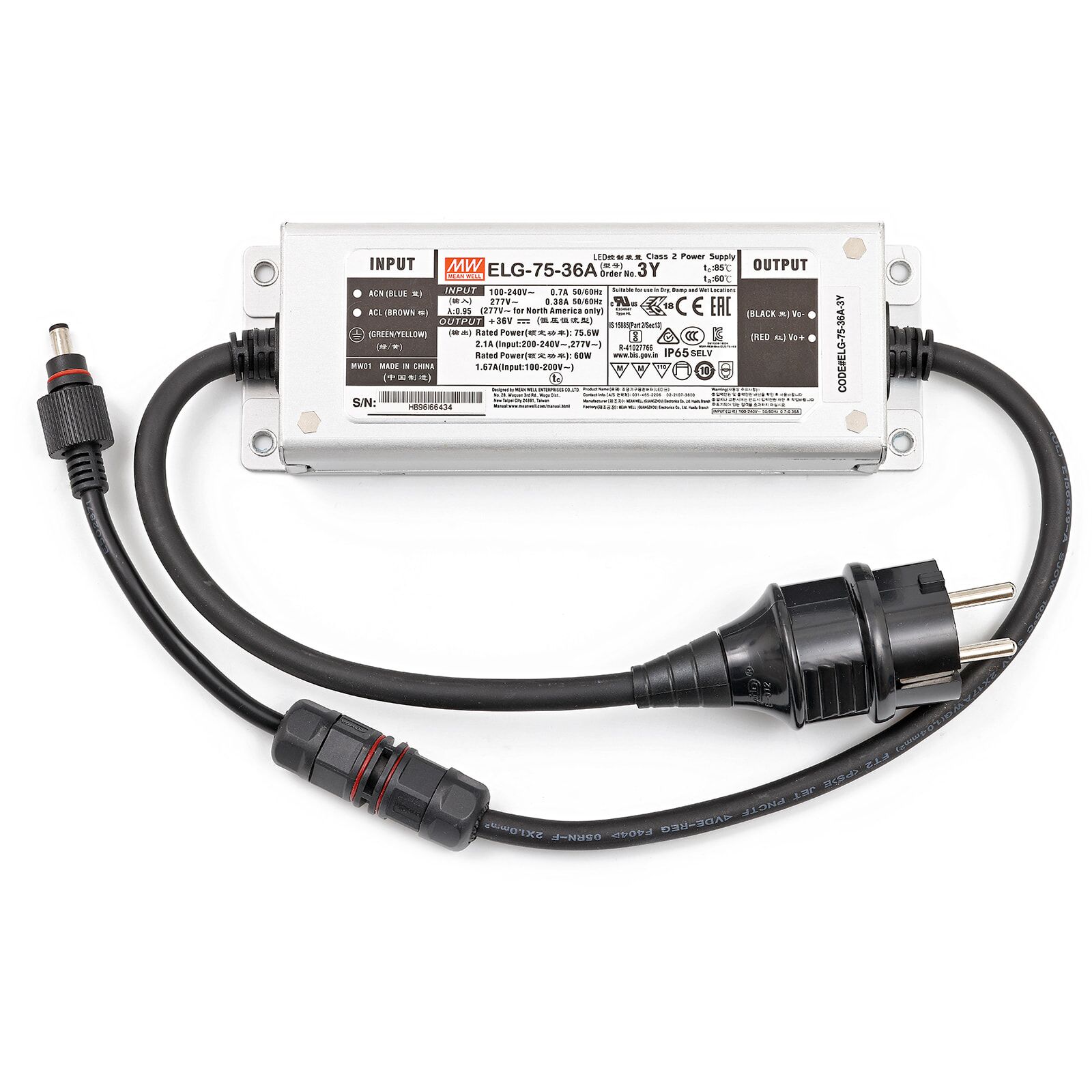 Chihiros - Netzteil 36 V 2,1 A - B-Ware