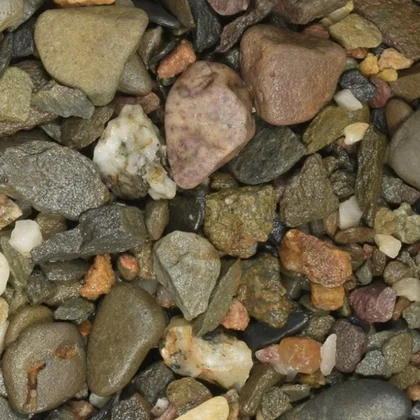 Colorstone Naturkies Flusskies dunkel