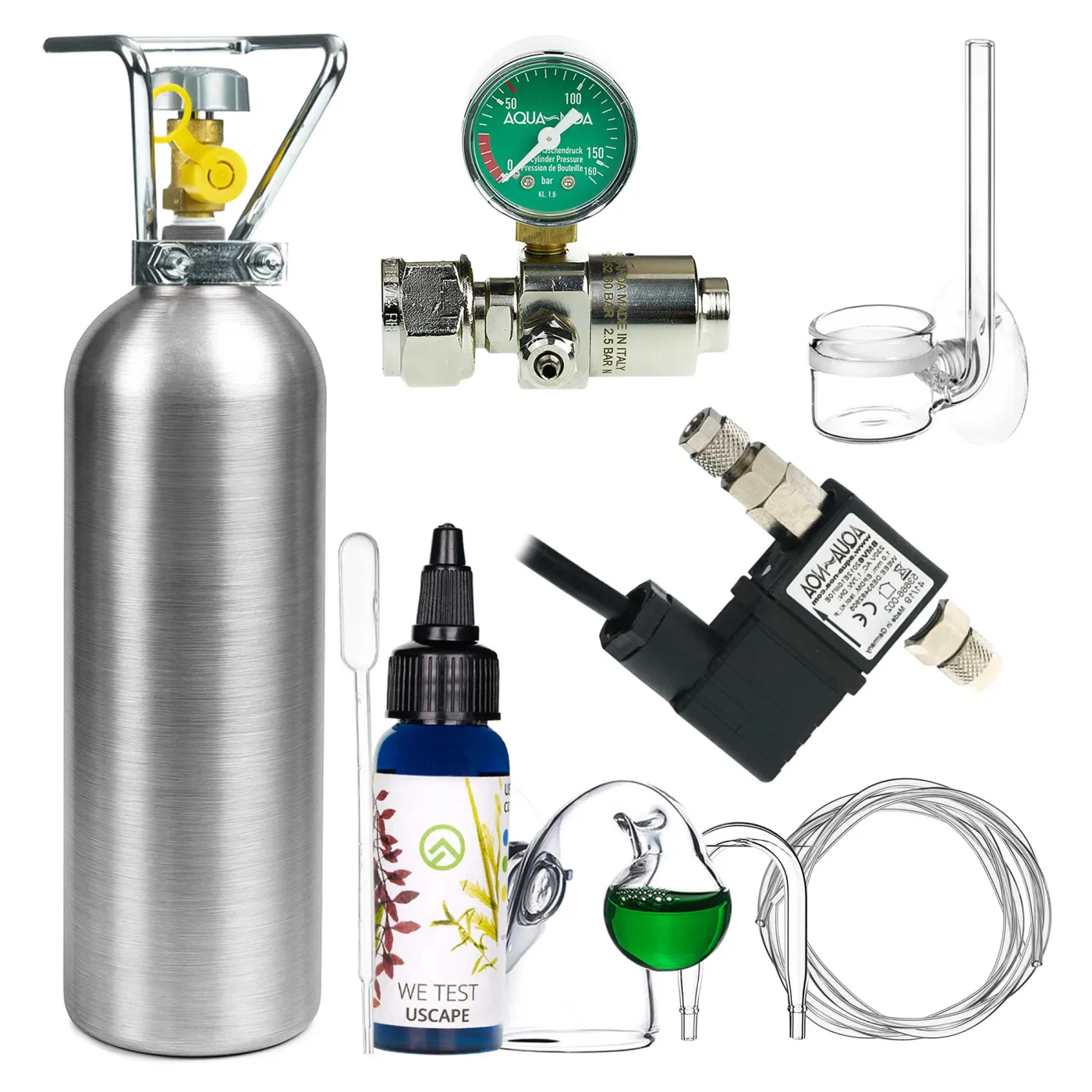 CO2 Anlage Aluminium Line | Für 100 - 250 Liter Aquarien