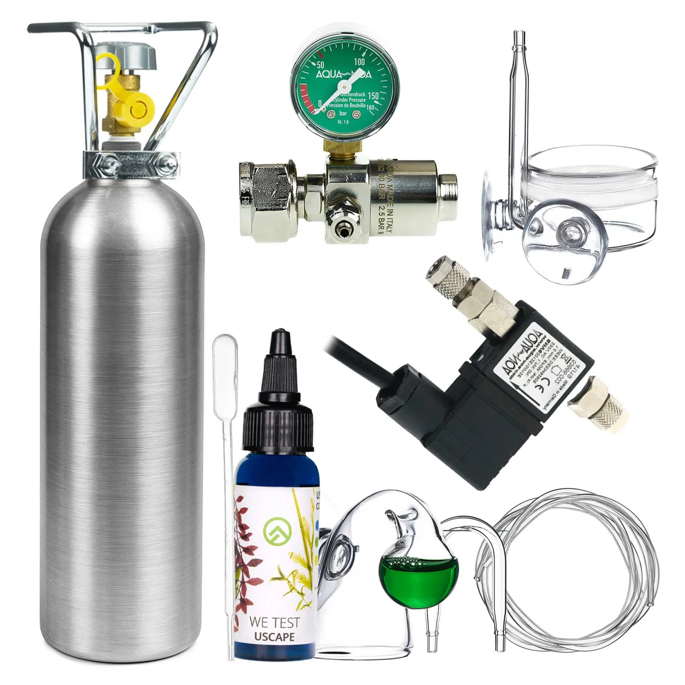 CO2 Anlage Aluminium Line | Für 250 - 600 Liter Aquarien