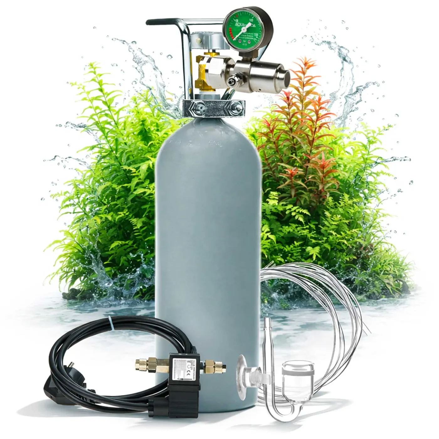 CO2 Anlage Basic 2kg | Inkl. Nachtabschaltung und Rückschlagventil