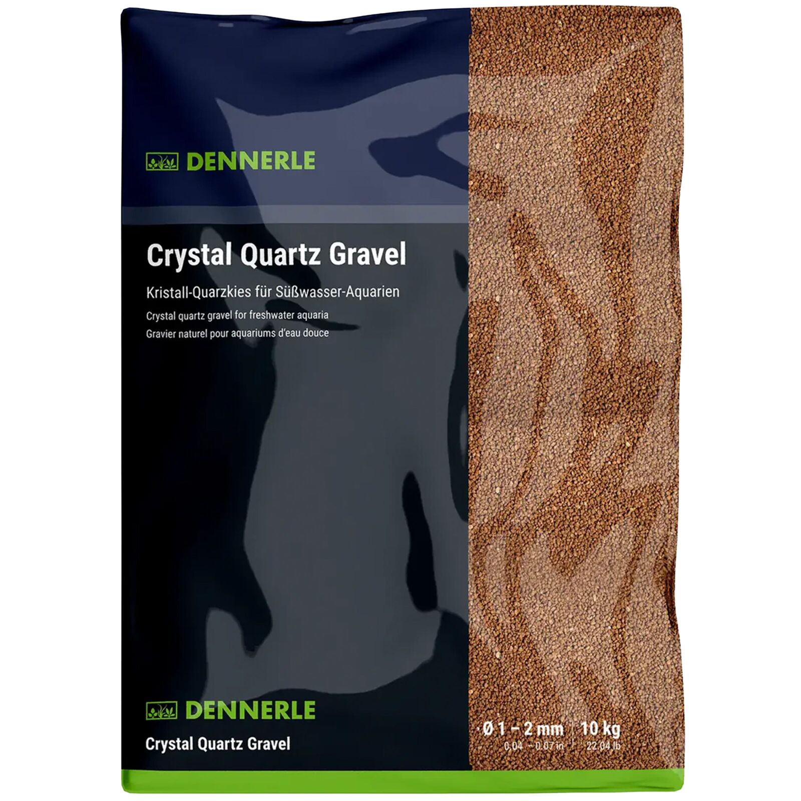 Dennerle - Kristall-Quarzkies - rehbraun