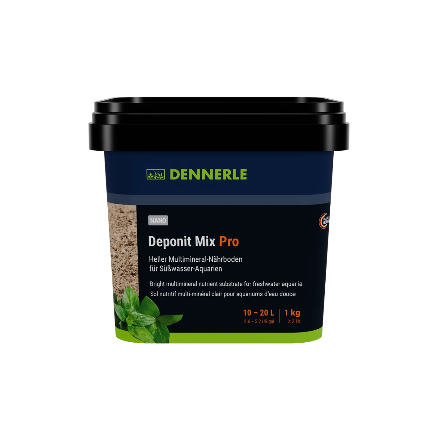 Dennerle - Deponit Mix Pro - Black - 1 kg