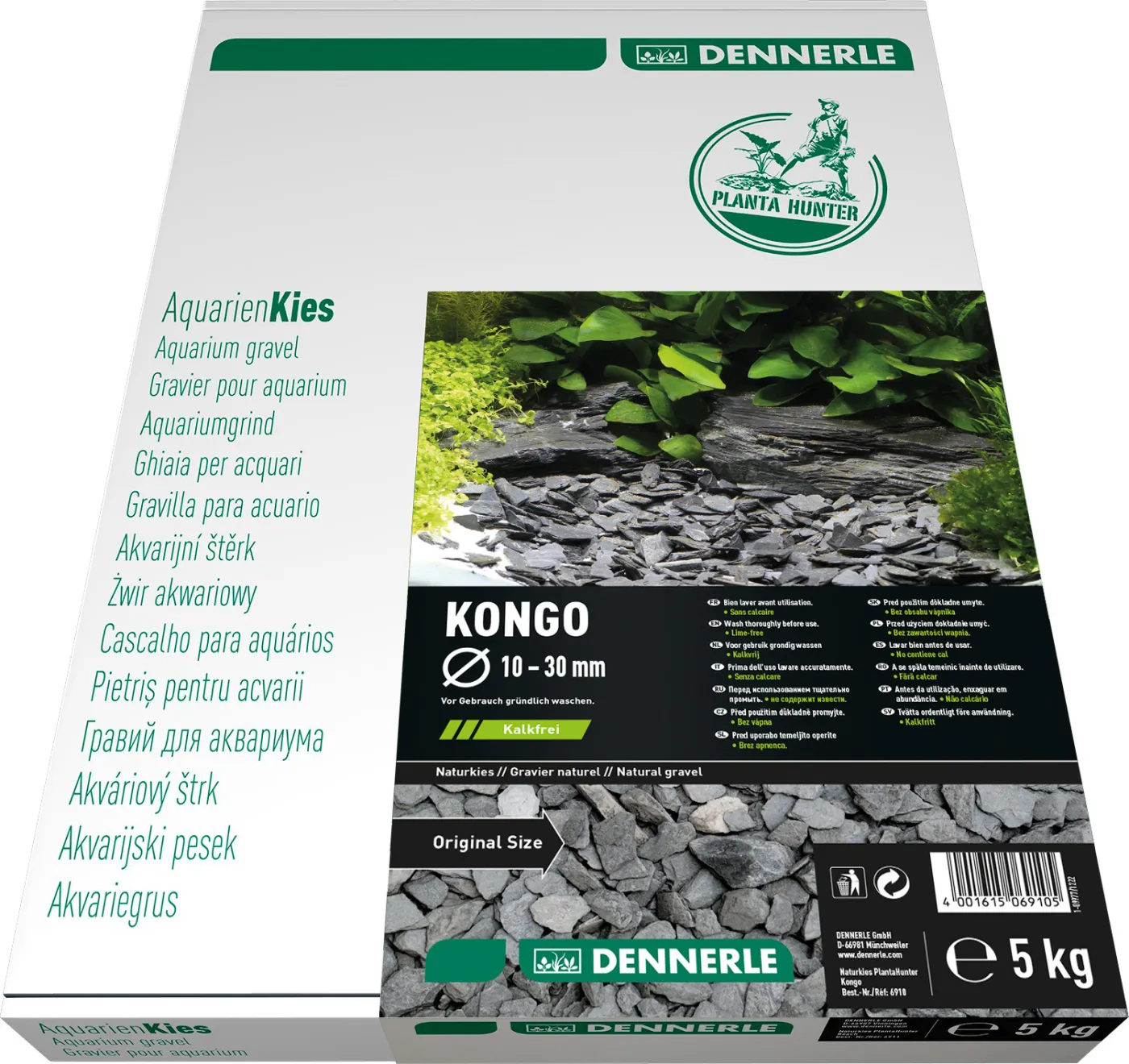 Dennerle - Natural Gravel - Kongo - 10-30 mm