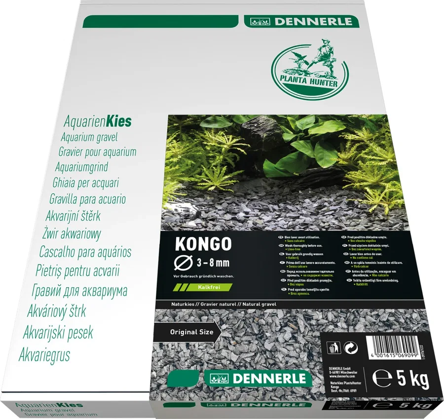 Dennerle - Natural Gravel - Kongo - 3-8 mm