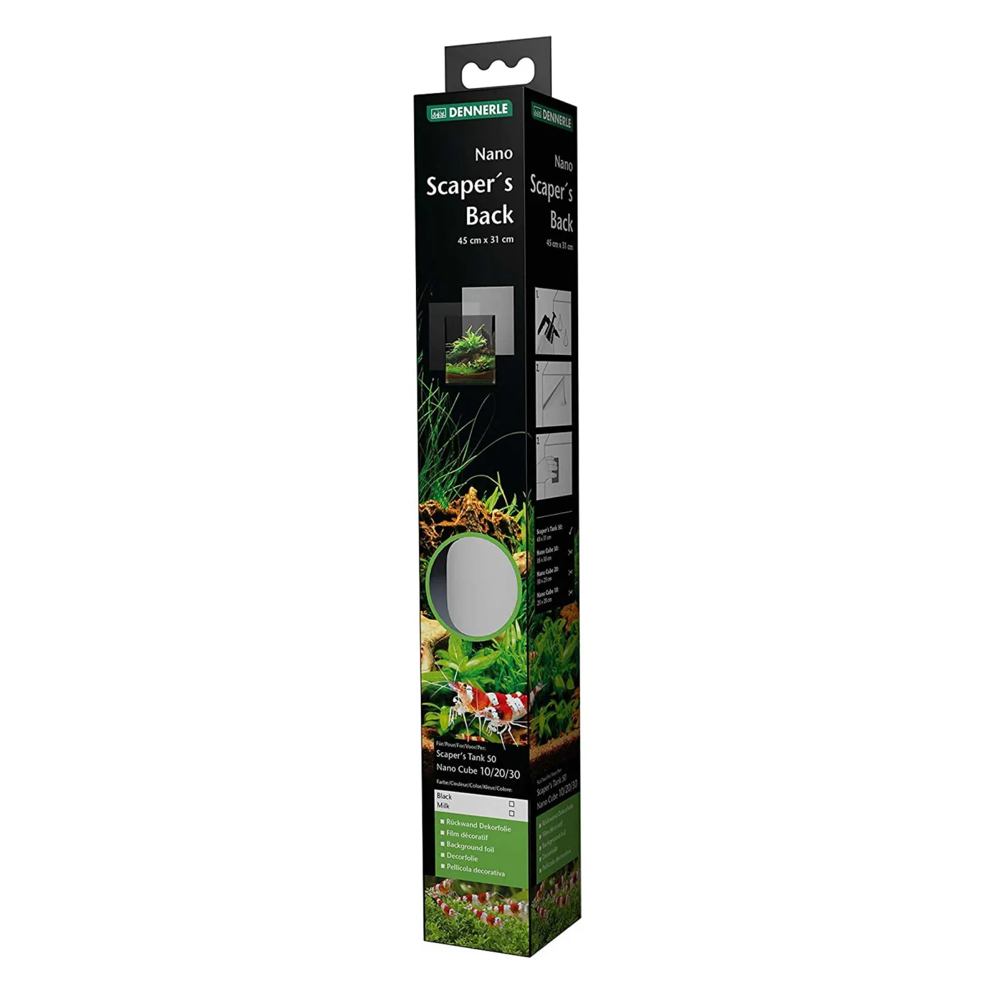 Dennerle Scaper's Back Rückwandfolie | Milk - für 10l, 20l, 30l, 55l