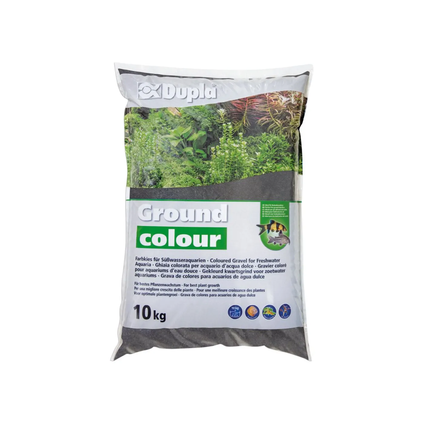 Dupla Ground colour Black Star 10 kg, 0,5 - 1,4 mm, Aquariensand schwa
