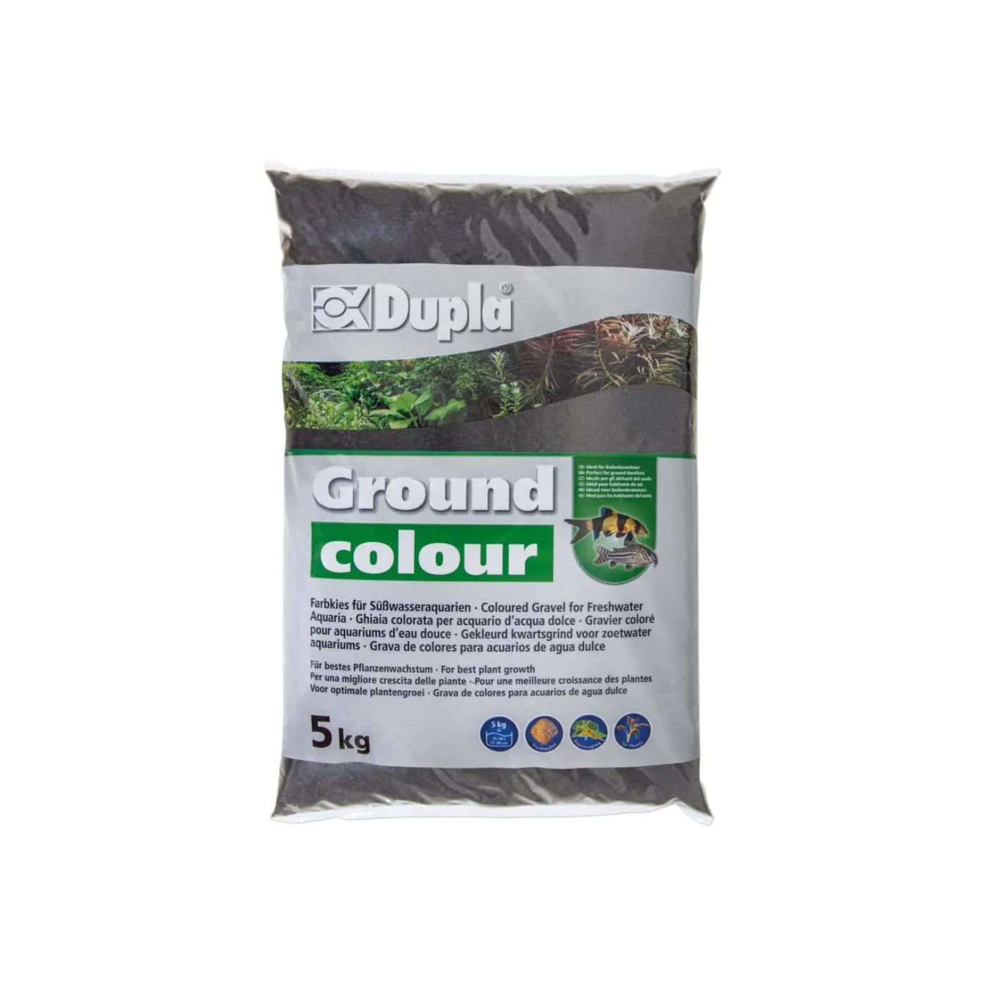 Dupla Ground colour Black Star 5 kg, 0,5 - 1,4 mm, Aquariensand schwar