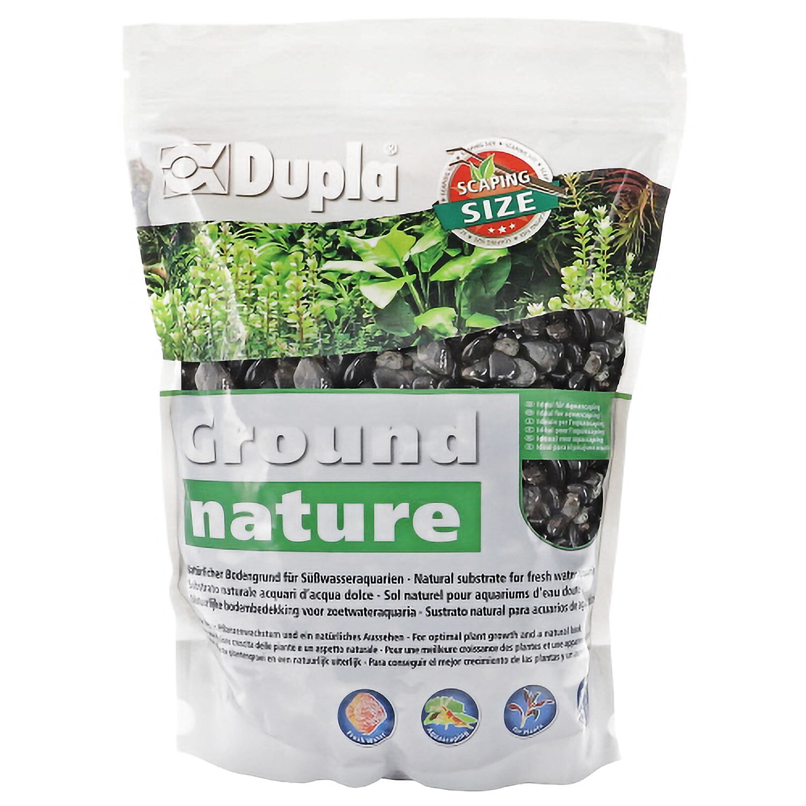 Dupla - Ground Nature - Black Pebbles - 8-16 mm - 5 kg
