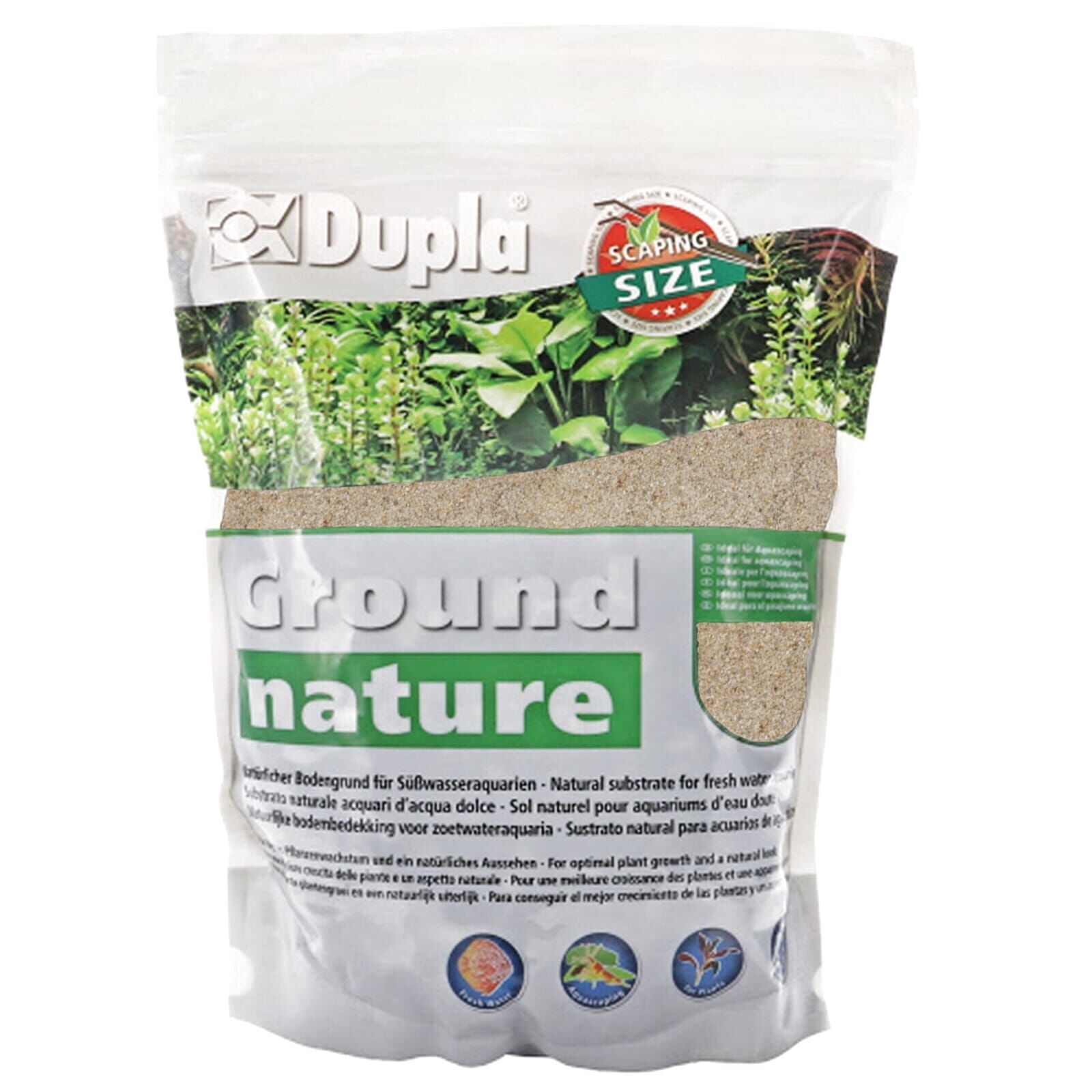 Dupla - Ground Nature - River Sand - 0,4-0,6 mm - 2 Kg - B-Ware