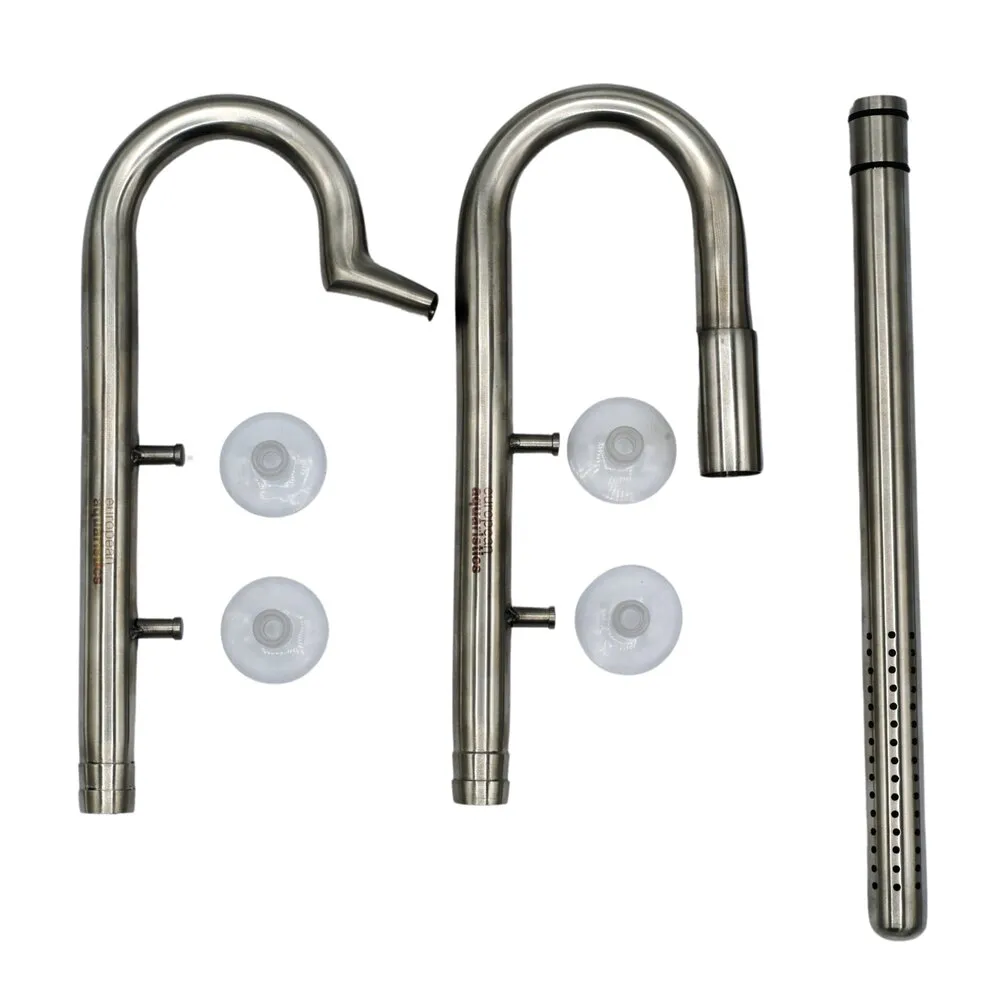 European Aquaristics Metal Inflow/Outflow Set