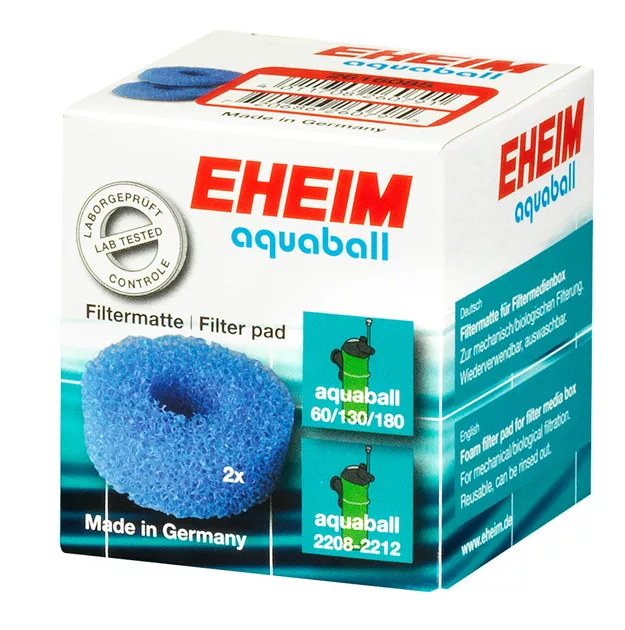 Filtermatte, 2x f. aquaball 2208-2212 & 60/130/180