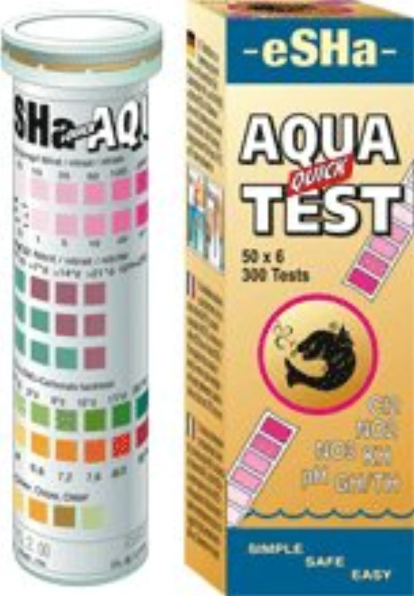 eSHa Aqua Quick Test 6 in 1 Teststreifen - 50 Stück
