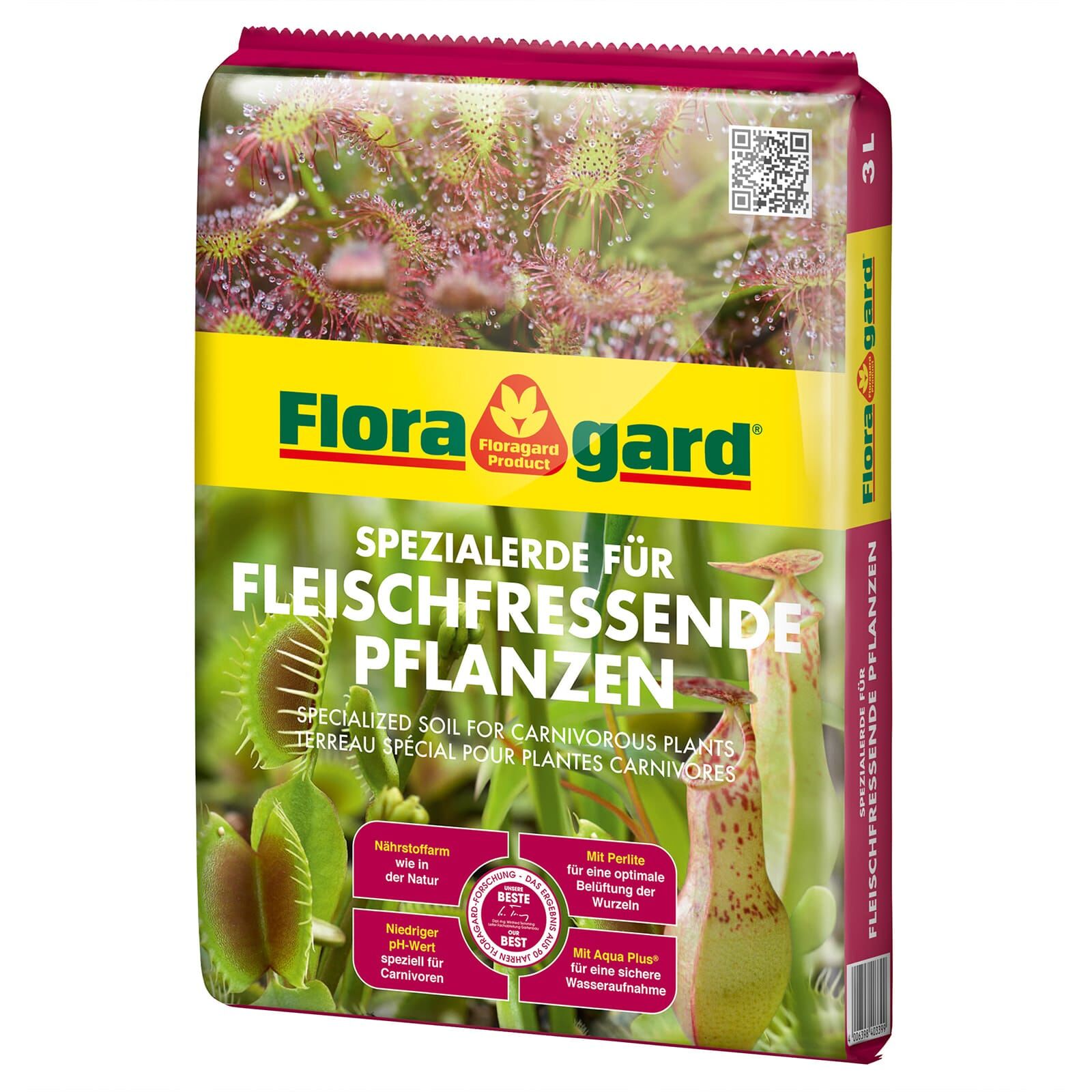Floragard - Spezialerde für fleischfressende Pflanzen - 3 l