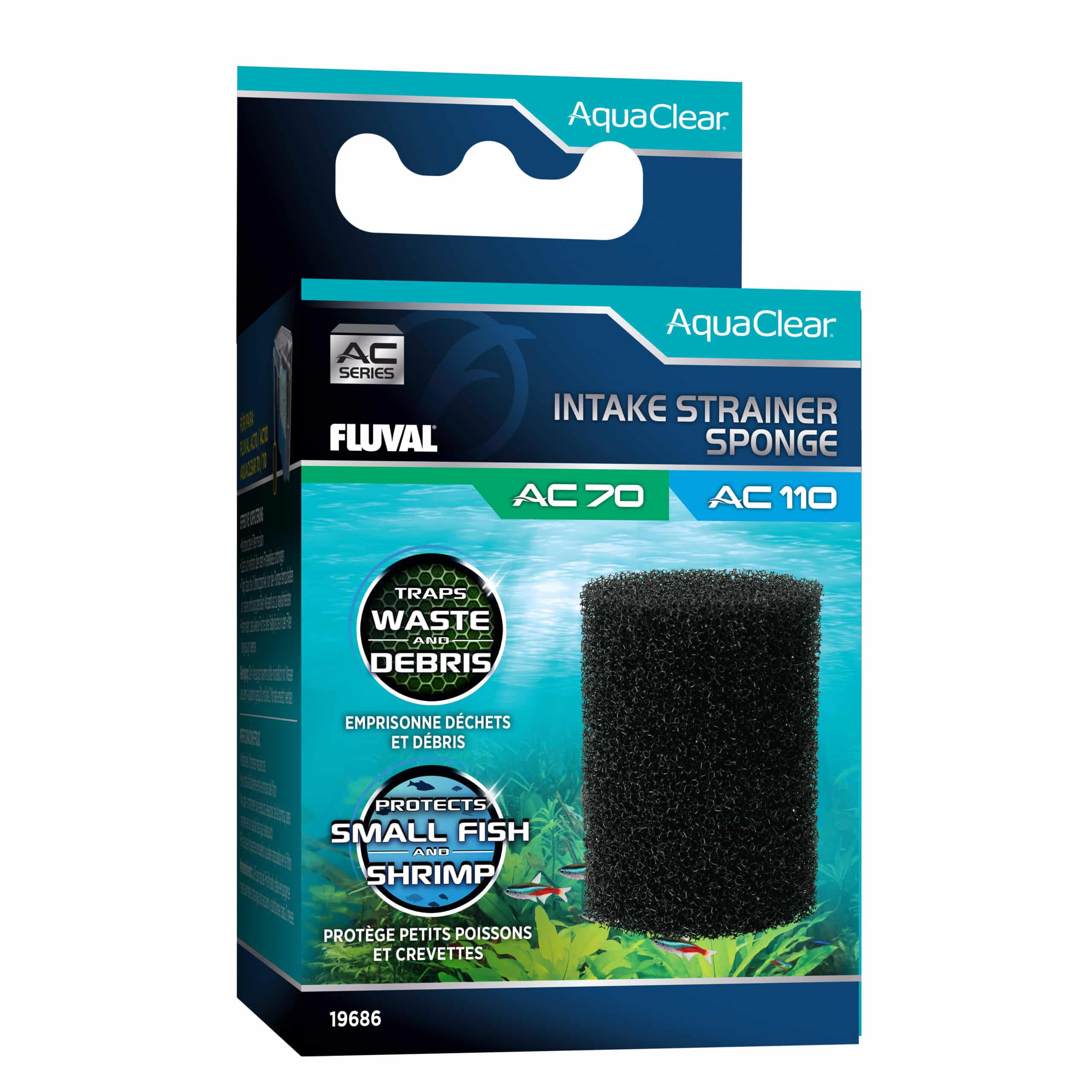 Fluval - AquaClear - Ansaugrohr-Einlassschwamm - AC20/30/50