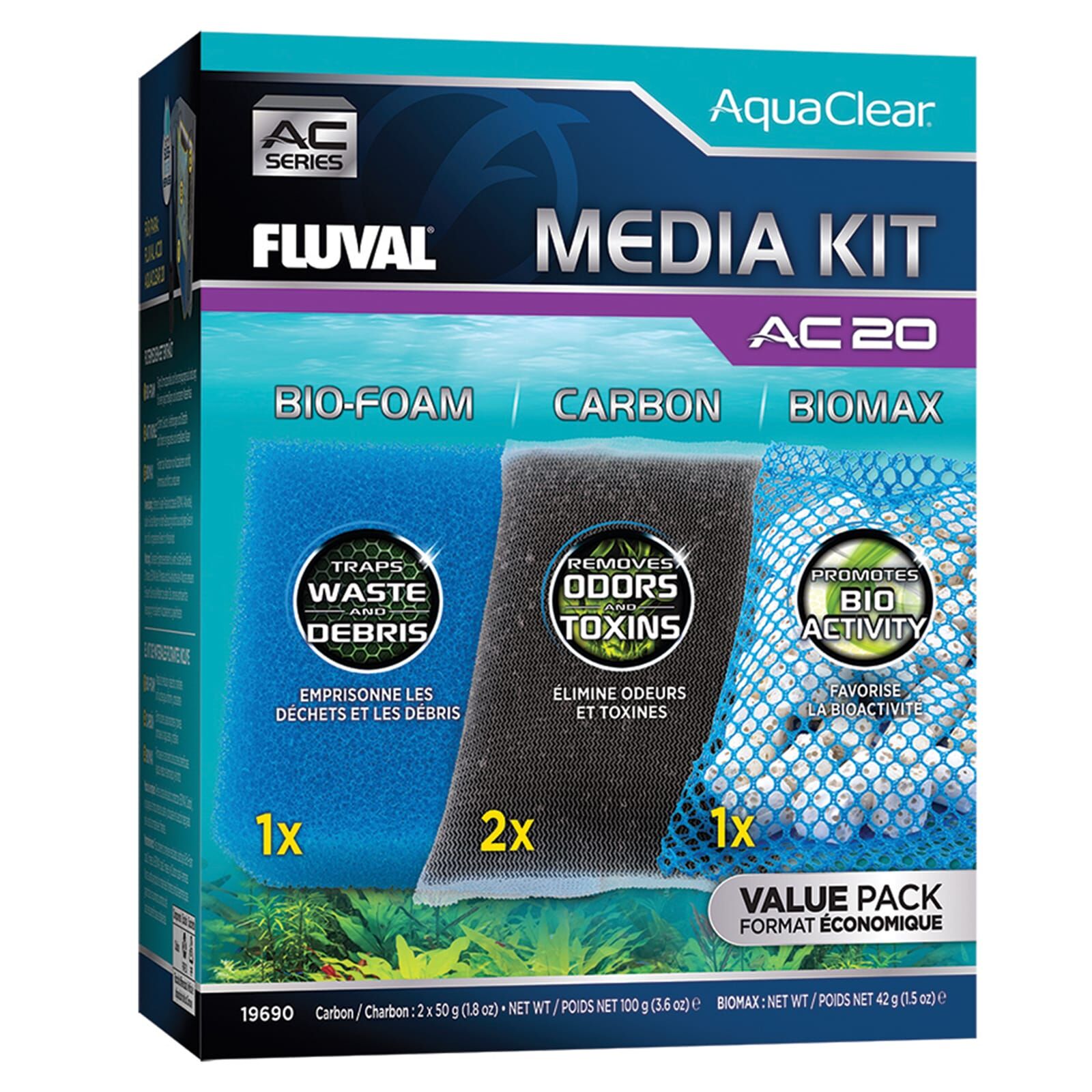 Fluval - AquaClear - Filtermedienset - AC20