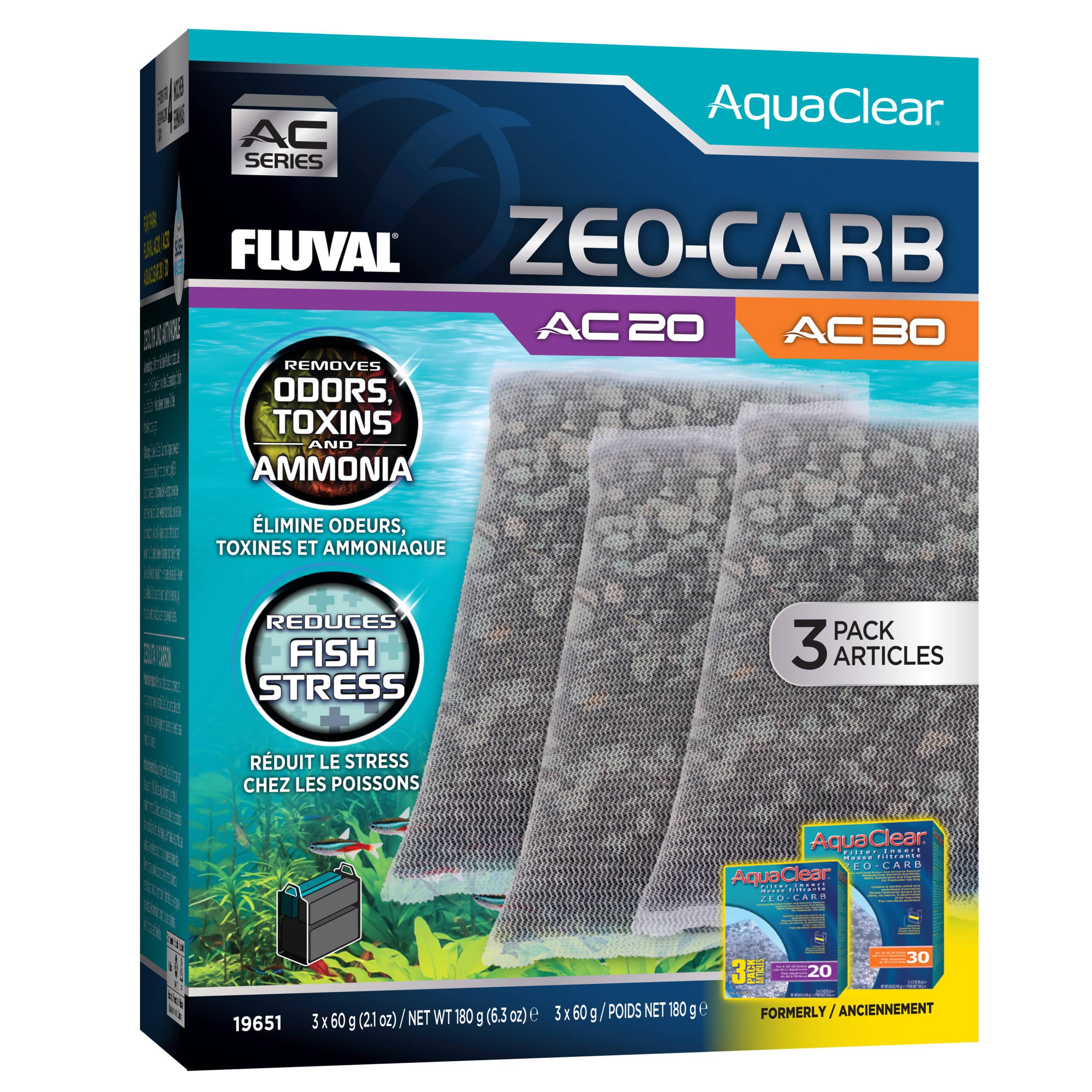 Fluval - Zeo-Carb 3er - C2 - 3x