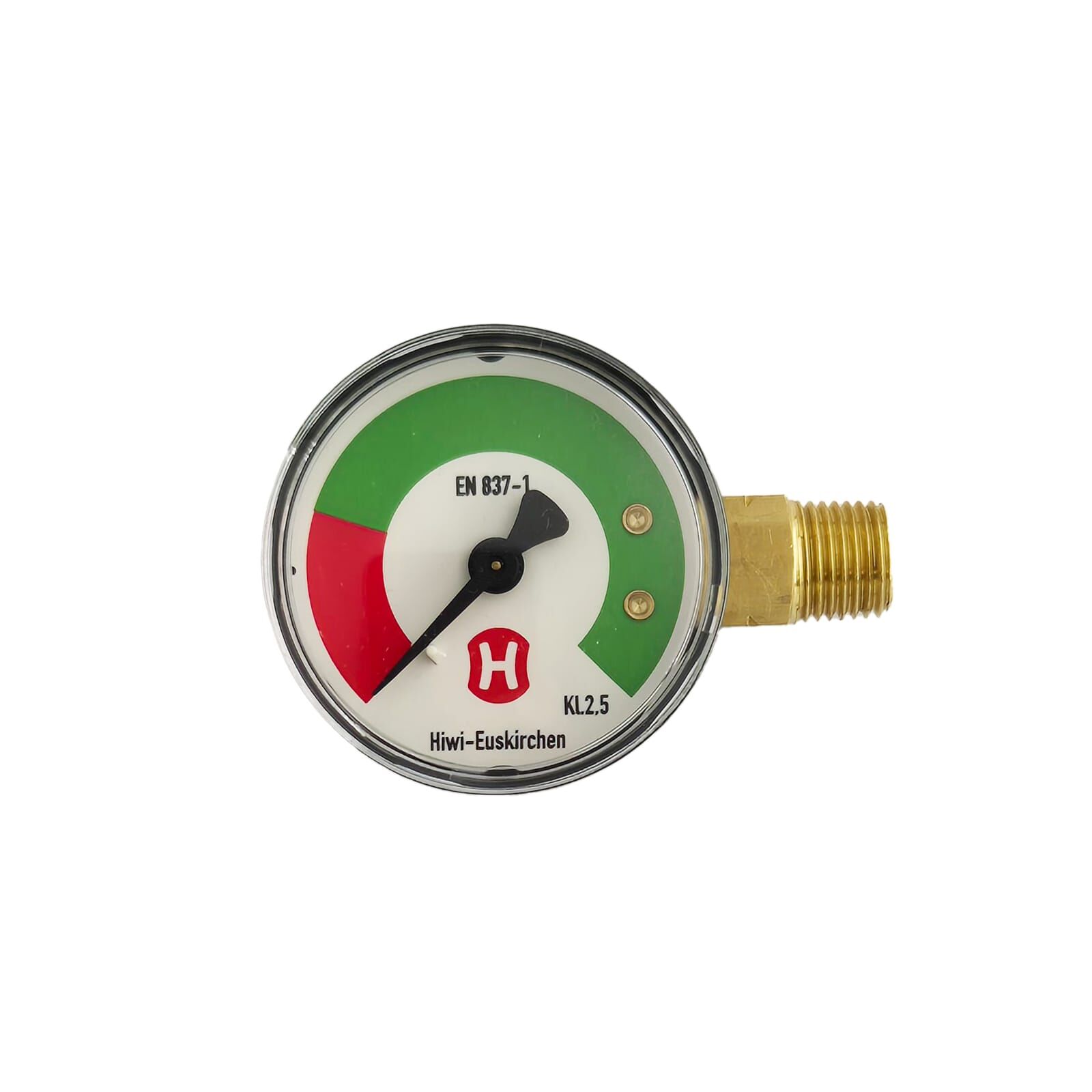 Hiwi - Flaschendruckmanometer - für Doppelkammerdruckminderer - 80 bar