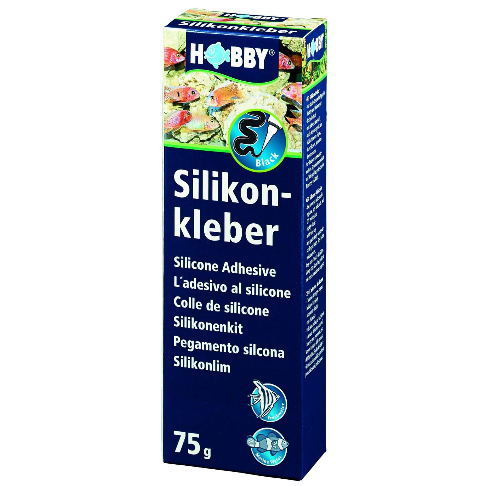Hobby - Silikonkleber - schwarz - 75 g Tube