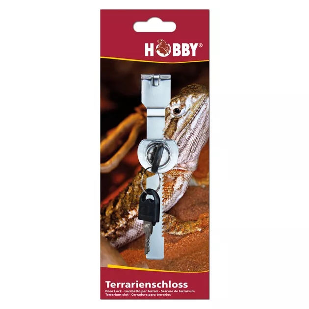 Hobby Terrarienschloss für 4-10 mm Glasscheiben