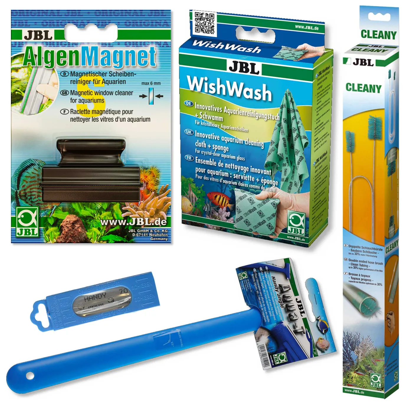 JBL Aquarium Reinigungsset | Komplettlösung für Aquarienpflege