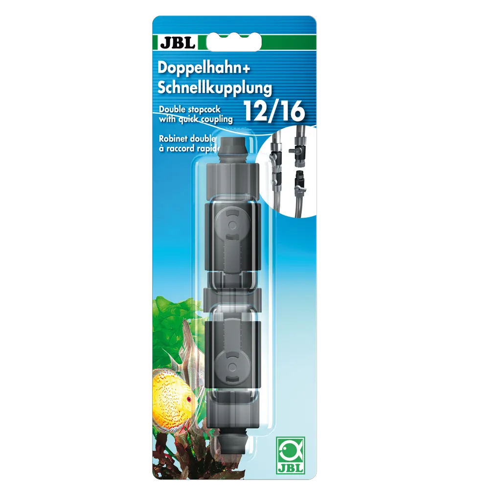 JBL Doppelhahn + Schnellkupplung