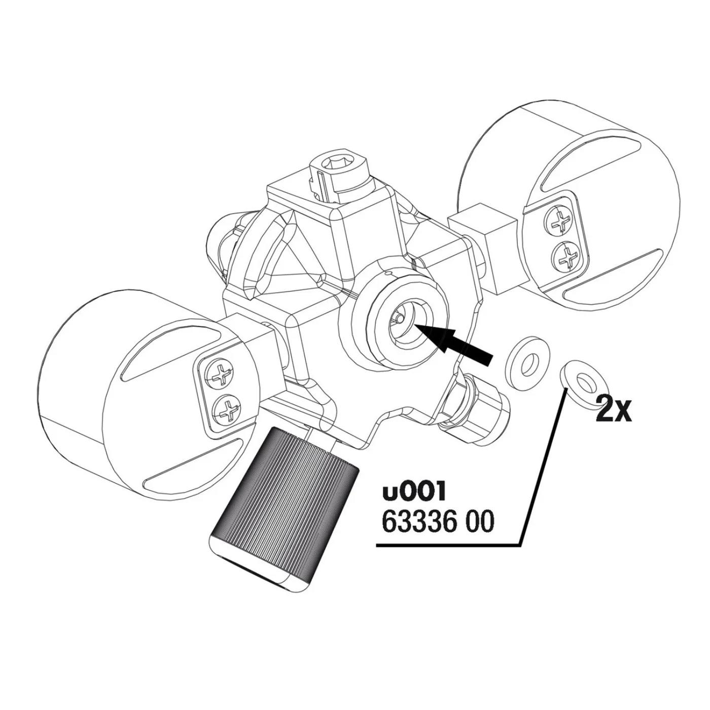 JBL Flachdichtung ProFlora u001, 2Stk.