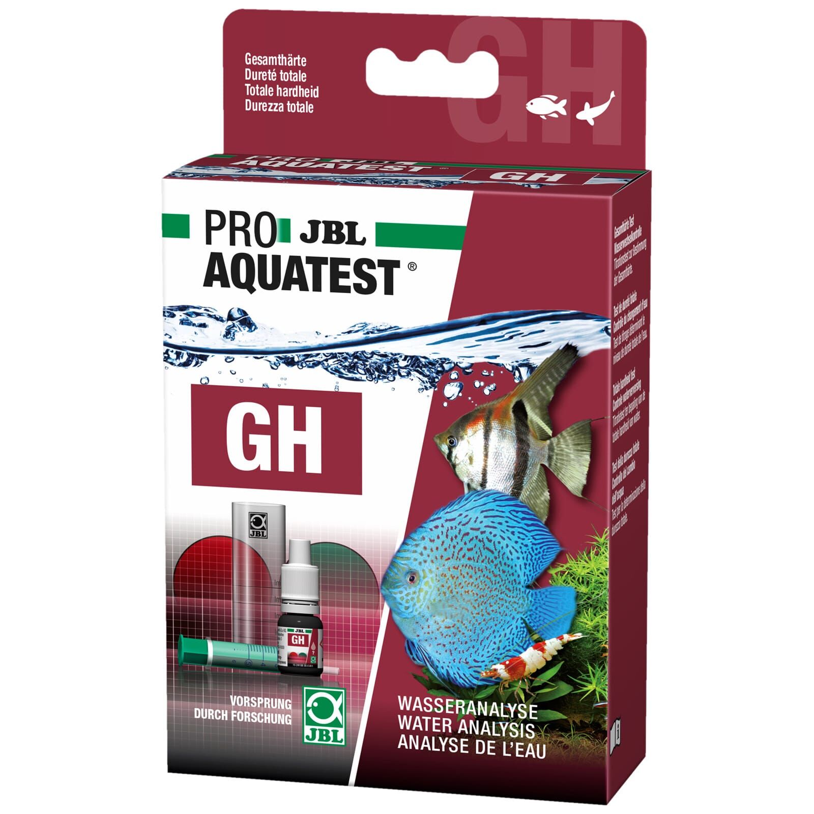 JBL - ProAquaTest - GH Gesamthärte - Komplettset
