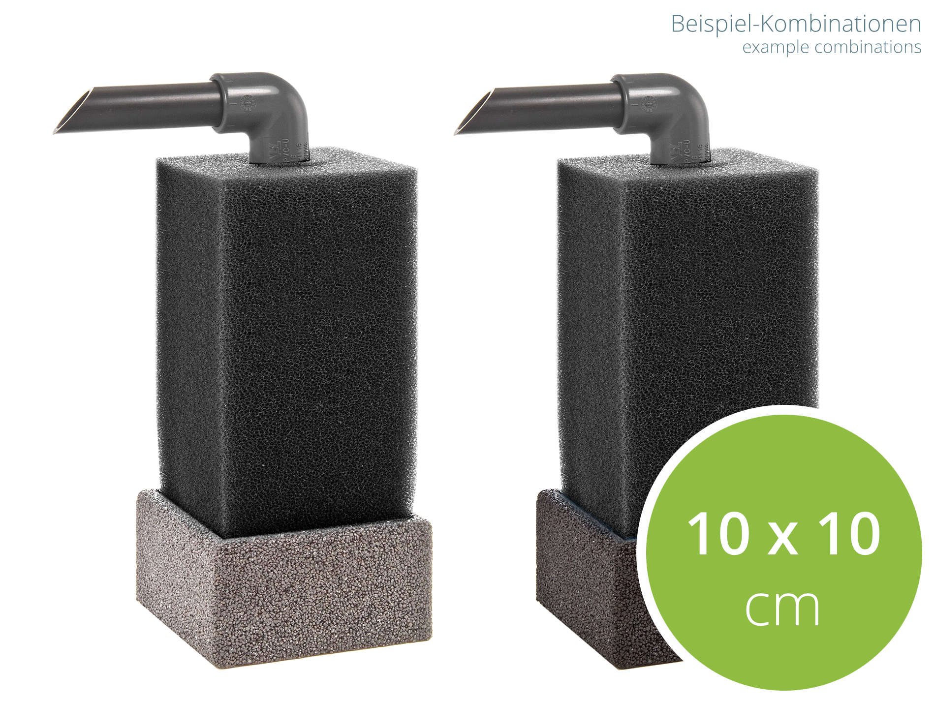 HMF Innenfilter, Höhe 22 cm, Größe M