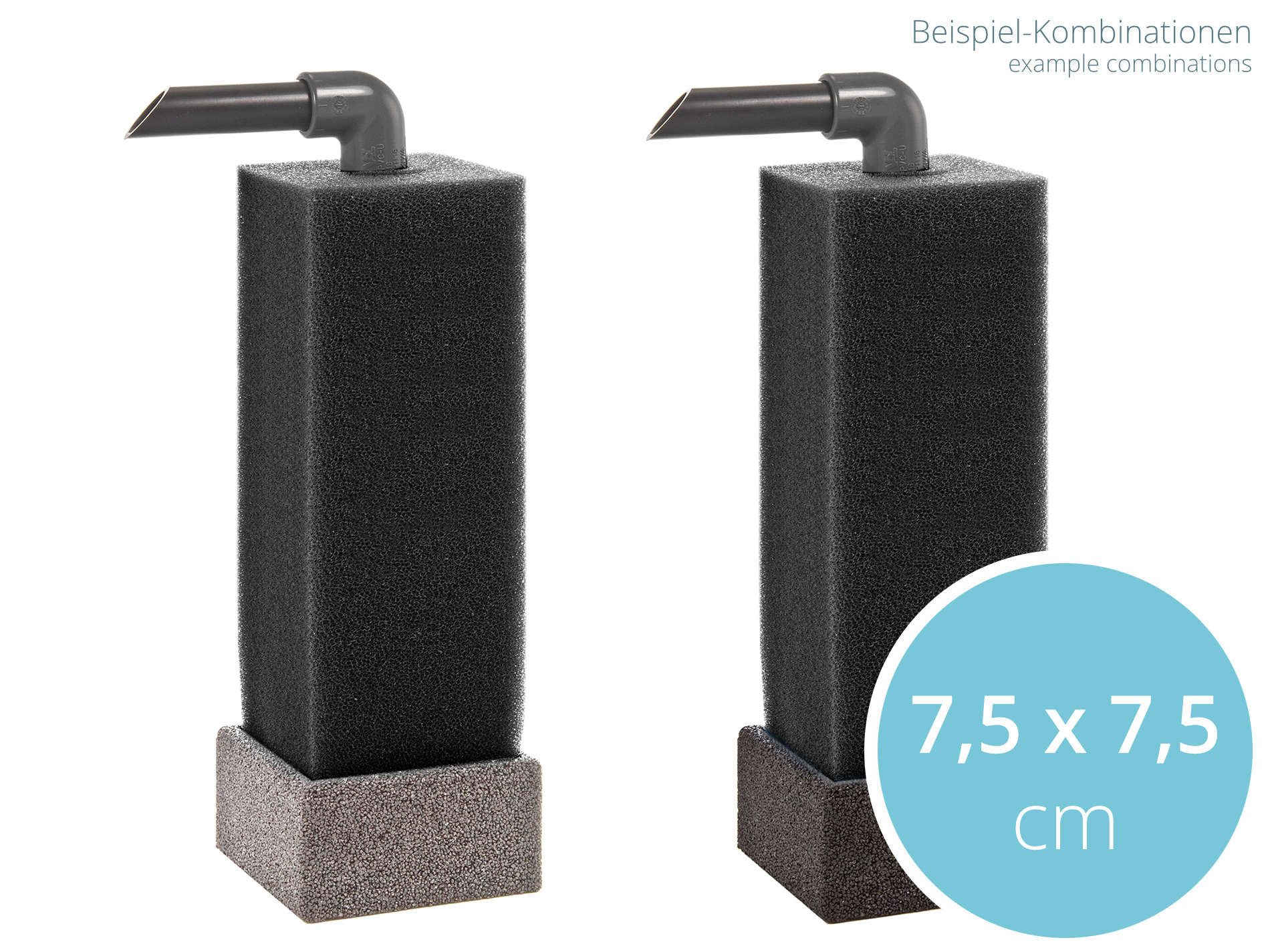 HMF Innenfilter, Höhe 37 cm, Größe S