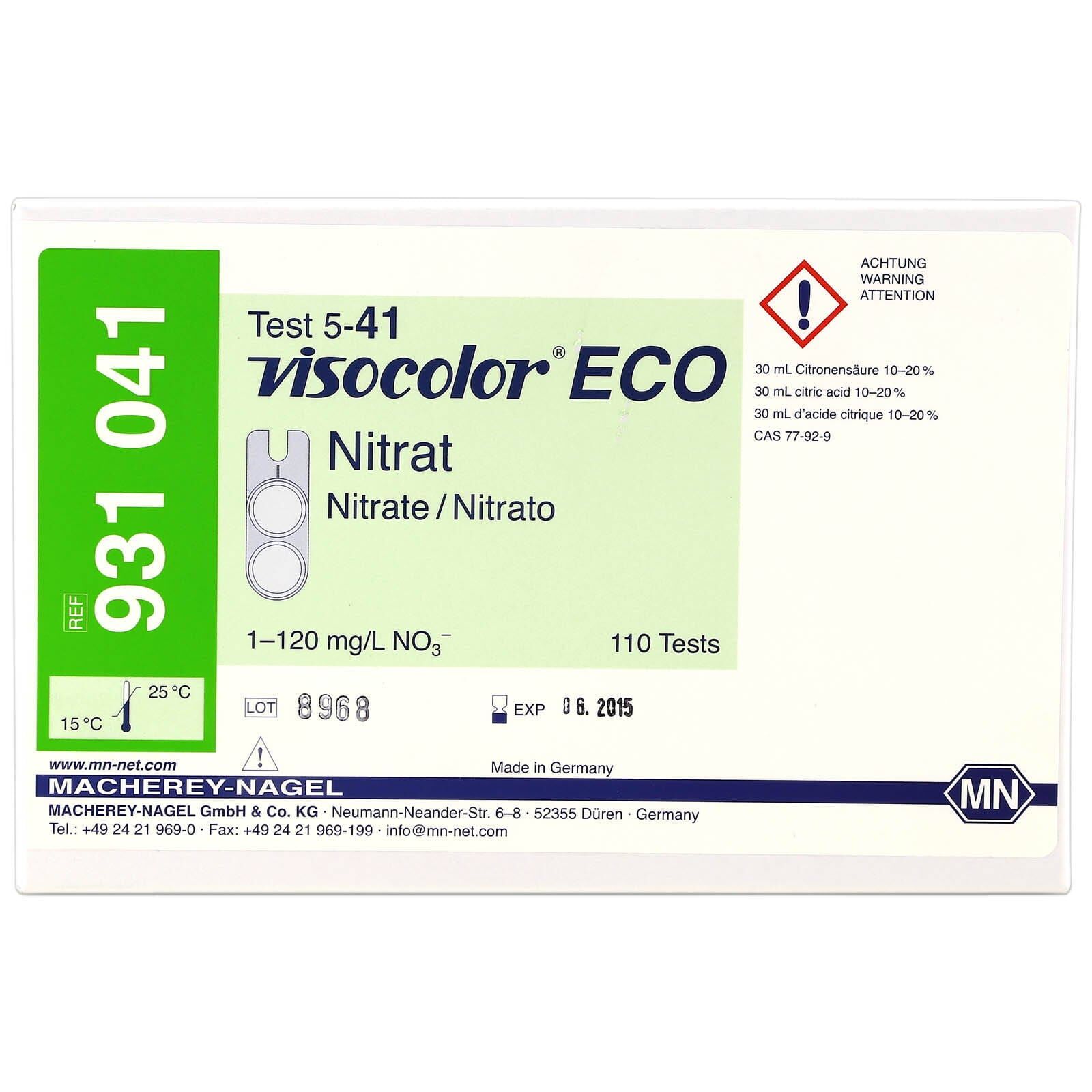 Macherey-Nagel - Visocolor ECO - Nitrat - Nachfüllpackung