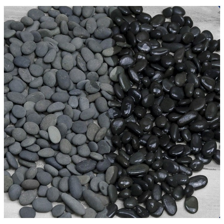 Natural Gravel River Black 6-9mm ( Preis pro KG )