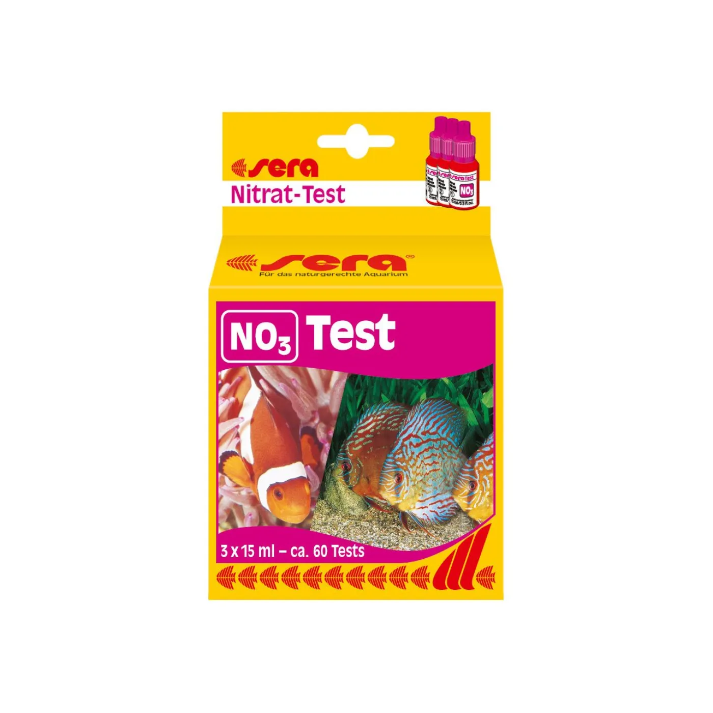 sera NO3 Test, Tröpfchentest