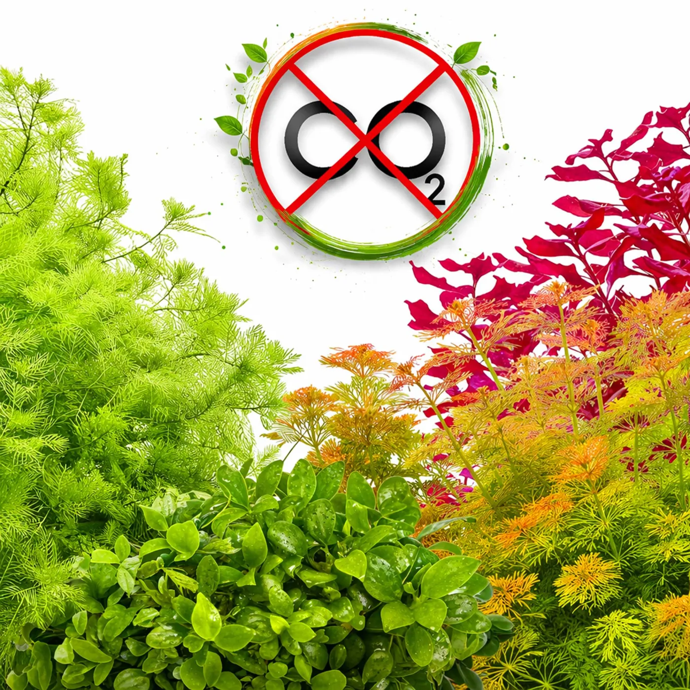 Aquariumpflanzen ohne CO2 | Anspruchslose Pflanzen Komplettset für Einsteiger - In Vitro XL