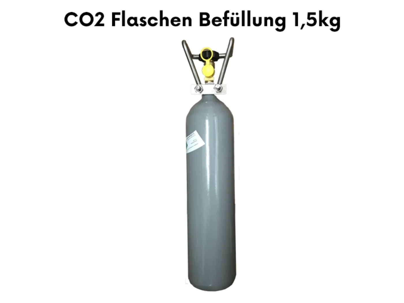 CO2 Befüllung für 1,5kg Mehrwegflaschen