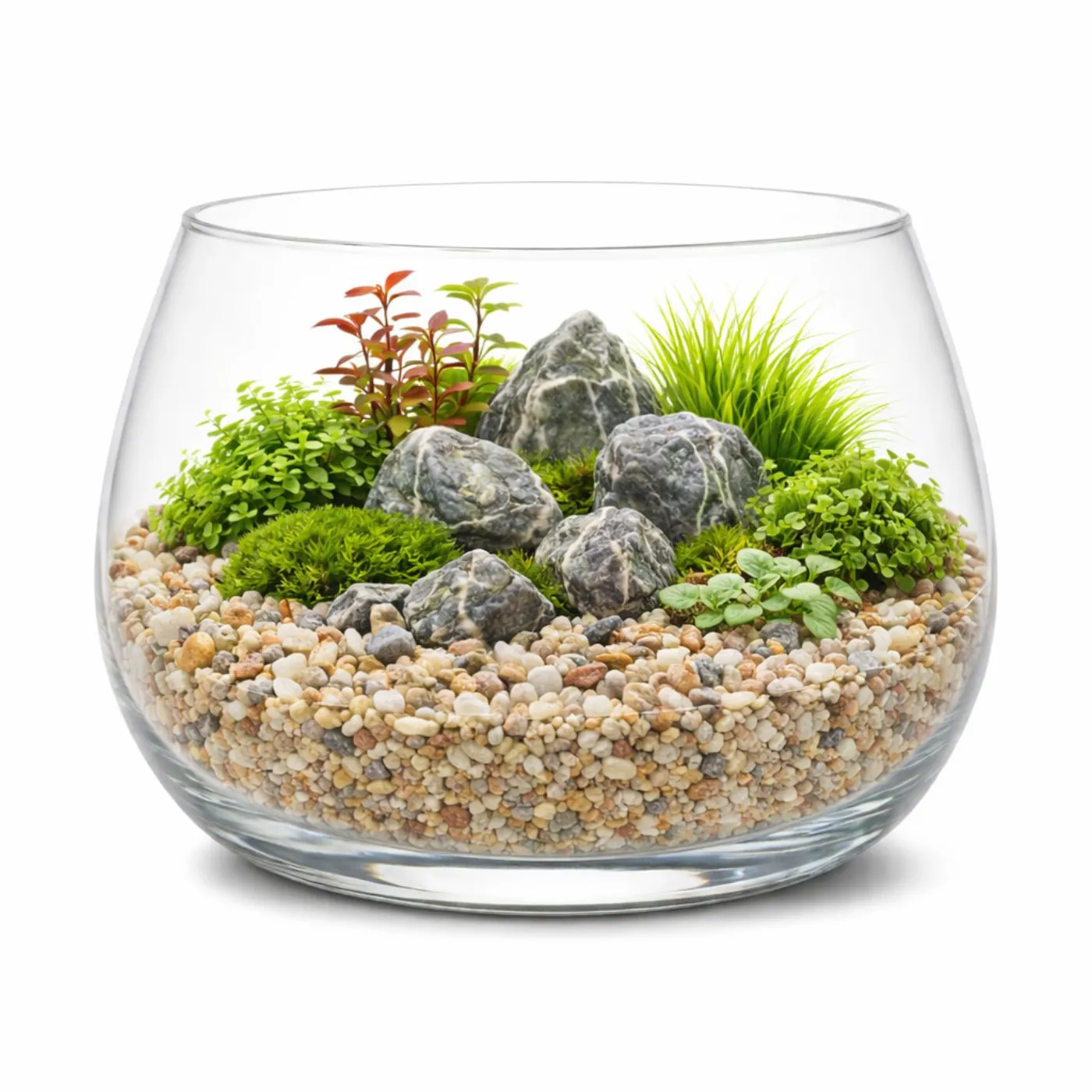 Flaschengarten & Wabi-Kusa Gravel | Natur 3-5mm - 250ml