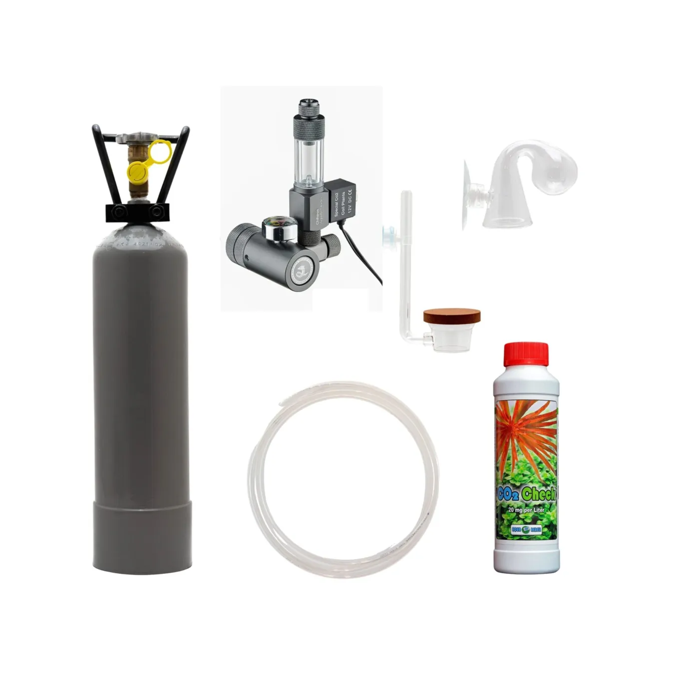 Mehrweg CO2 Set 2000g - Chihiros Regulator Mate