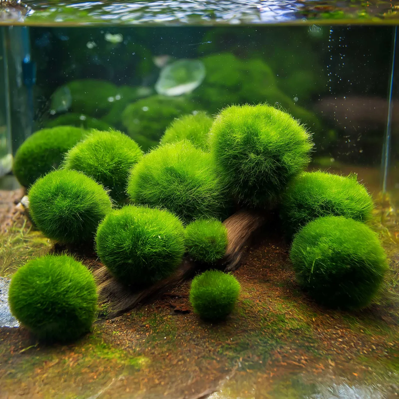 Mooskugel Starter-Set für Aquarien | Natürliches Deko-Moos für dein Aquarium