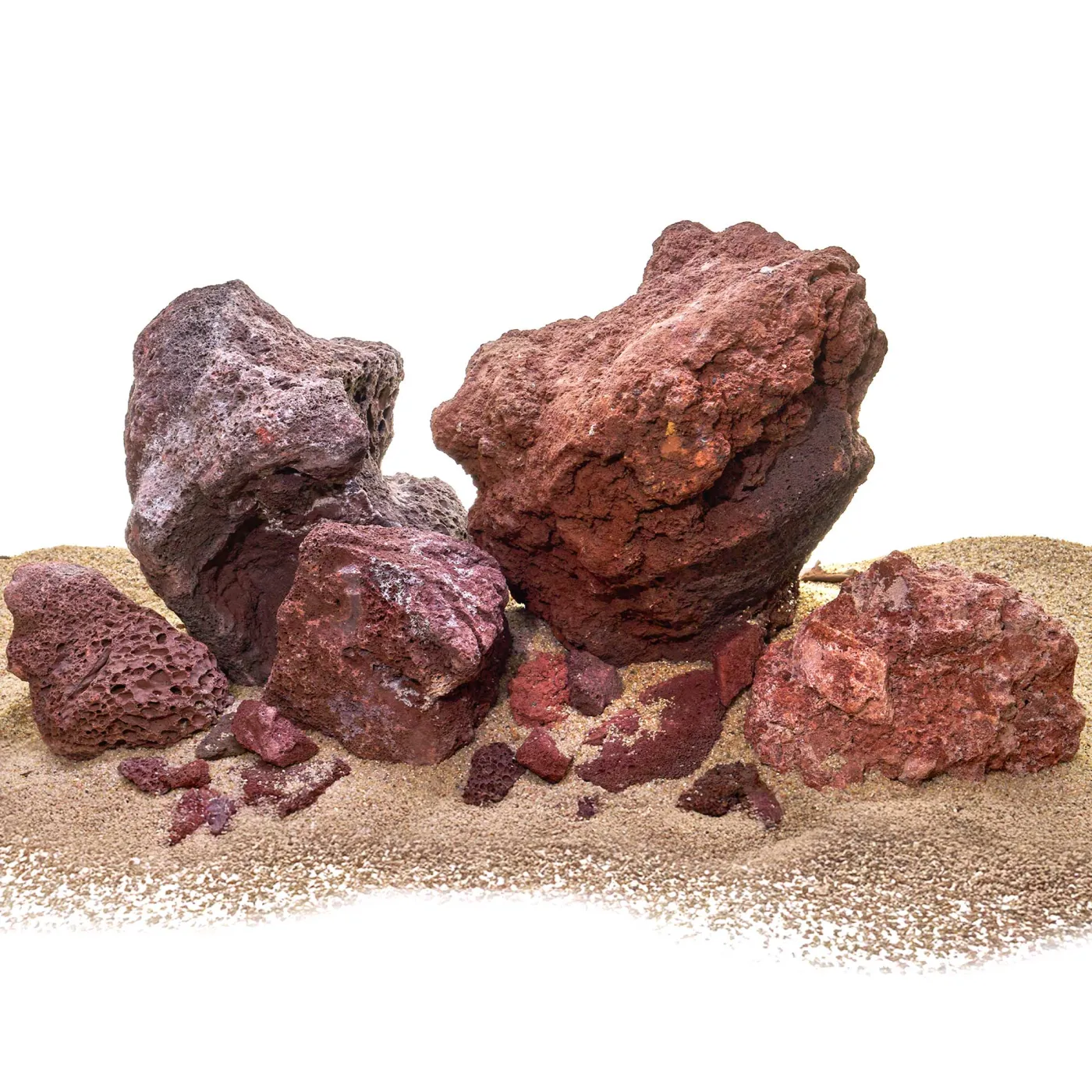 Roter Lavastein | Red Lava Rock | Red Fuji Stone