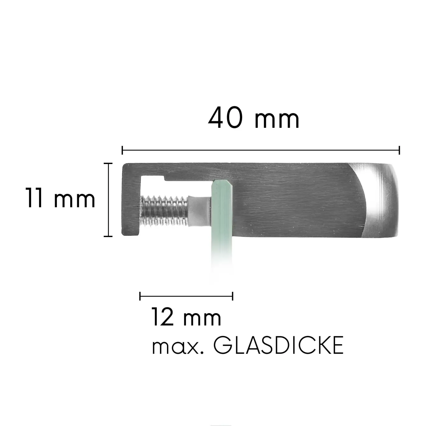USCAPE Aluminiumhalterung für Edelstahl Inflow & Outflow