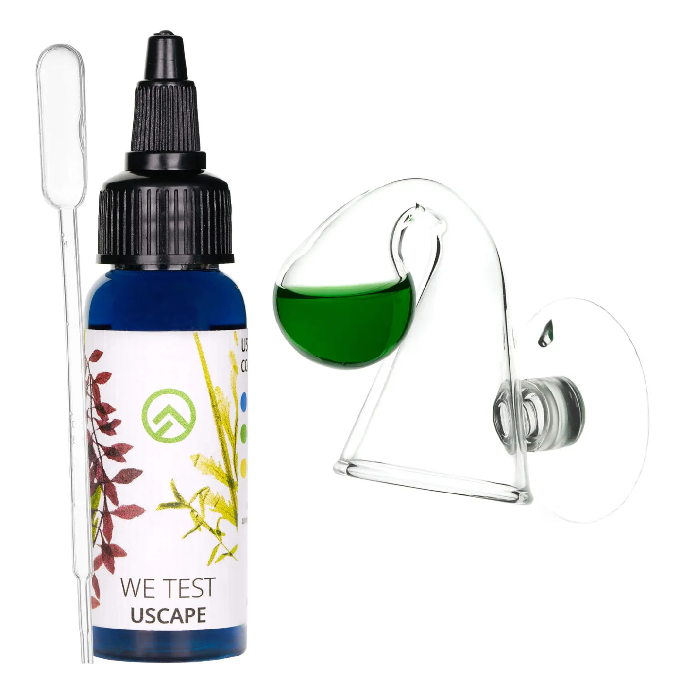 USCAPE - CO2 Dauertest DropChecker + Testflüssigkeit Set
