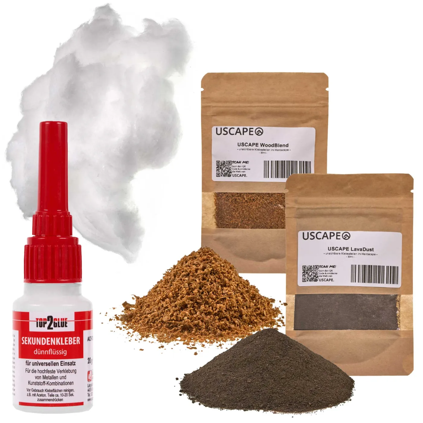 USCAPE Hardscape Klebeset - Set zum Verkleben und Kaschieren